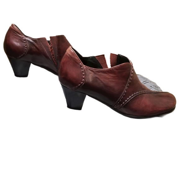 CANAL GRANDE Oxblood Leather Ankle Boots (Size 8) - Picture 15 of 16